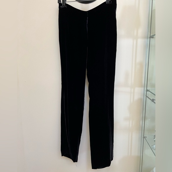 Magaschoni black velours pants. - Picture 2 of 3